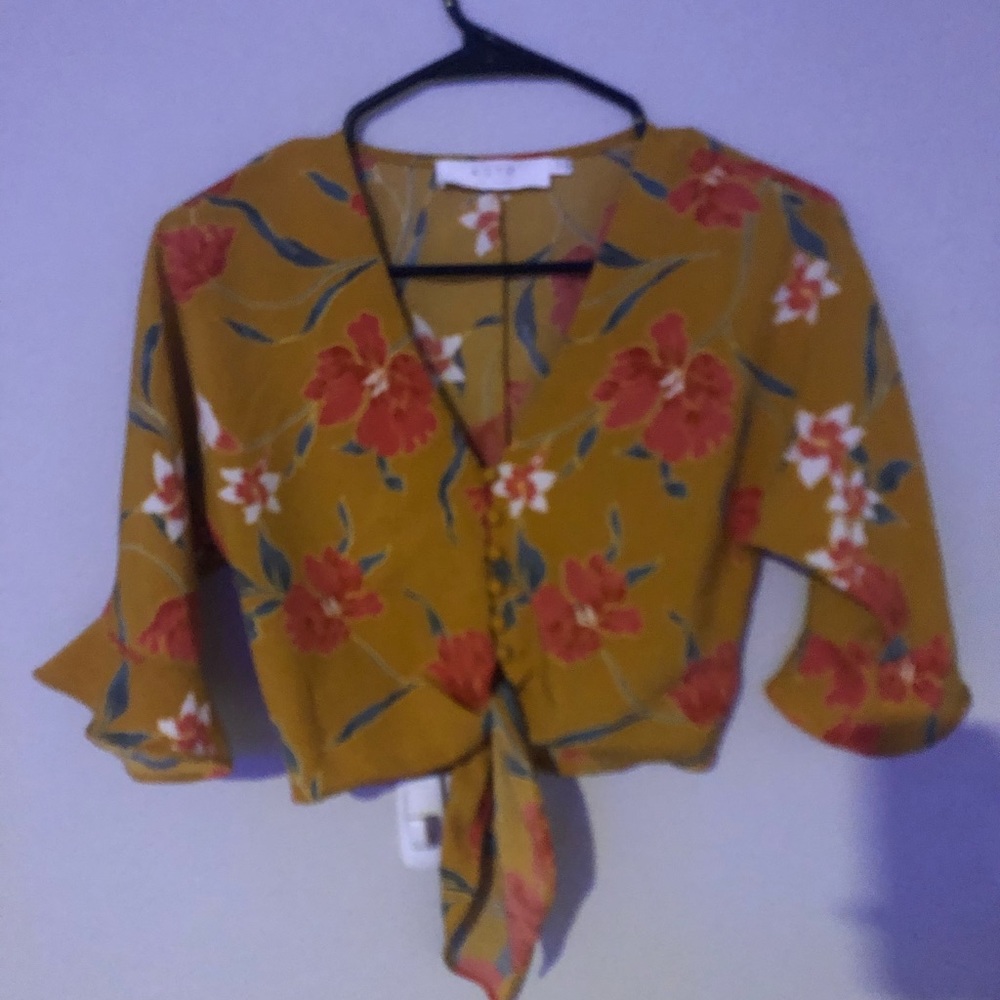 TopShop Floral Top